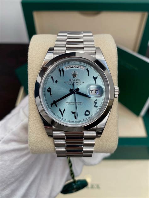 rolex arabic day date replica|rolex watch price day date.